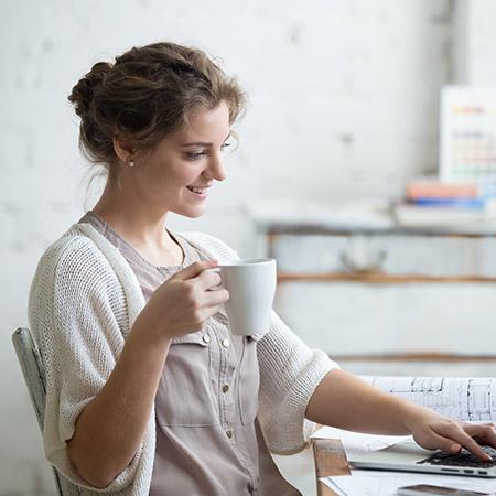 Person with coffee